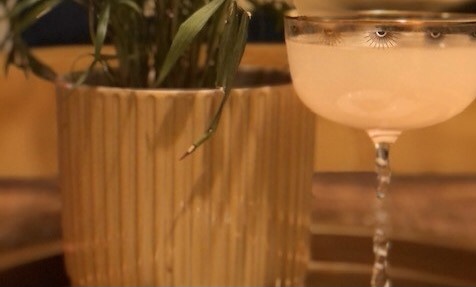Rhubard crumble & cocktail 1